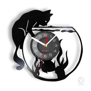 Horloge Vinyle au design vintage