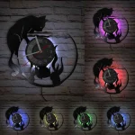 Horloge Vinyl LED au design moderne et stylé