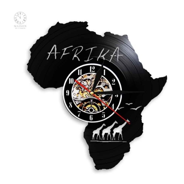 horloge-vinyle-afrique-1 Horloge vinyle design Afrique
