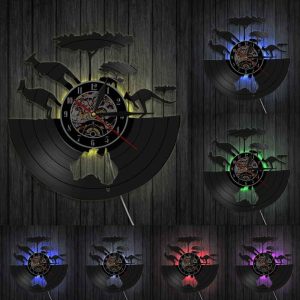 Horloge vinyle LED Australie