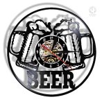 Horloge vinyle design bar