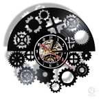 Horloge vinyle engrenage au design unique et moderne