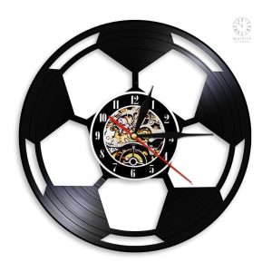Horloge vinyle design foot