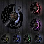 Horloge vinyle Golf LED design moderne et original
