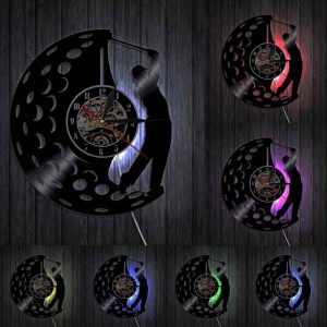 Horloge vinyle Golf LED design moderne et original