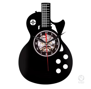 Horloge murale vinyle pour les passionnés de musique