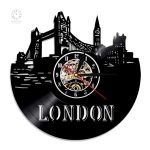 Horloge vinyle Londres au design original et artistique