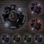 Horloge vinyle Mario avec éclairage LED