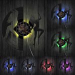 Horloge vinyle LED design Pole Dance