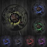 Horloge vinyle rap LED au design unique
