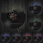 Horloge vinyle LED San Francisco