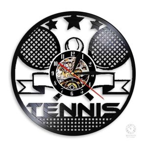 Horloge Vinyle inspirée du tennis