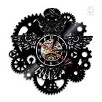 Horloge Vinyle Vintage au design rétro élégant