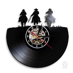 Horloge vinyle Western au design unique et original