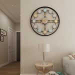 Horloge murale vintage XXL au design élégant