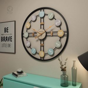 Horloge vintage XXL avec chiffres romains