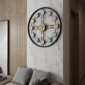 Horloge murale XXL au style rétro