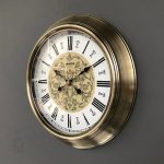 Horloge ancienne murale vintage en bois décoratif