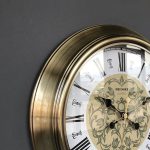 Horloge vintage murale avec chiffres romains élégants