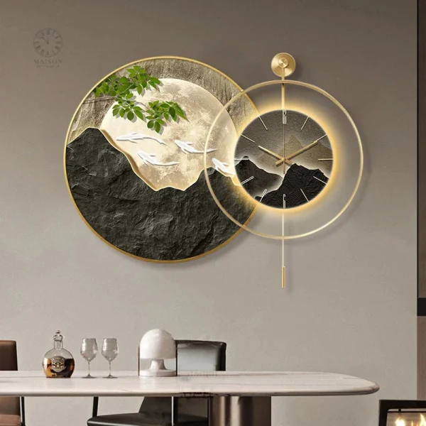 Horloge de luxe pour les amateurs de design