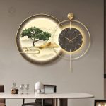 Horloge murale de luxe avec finition raffinée