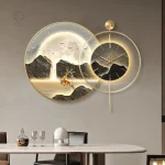 Horloge design murale à l'esthétique épurée