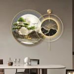Horloge murale avec un style contemporain distinctif