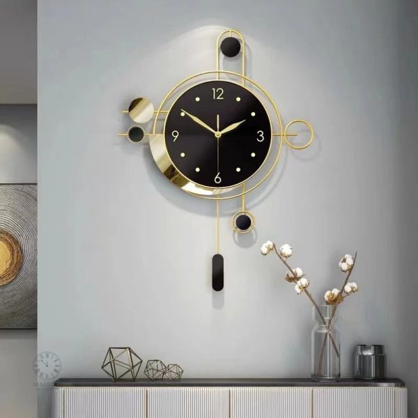 horloges-metal-1 Horloge murale en métal design luxe
