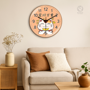 Horloge Murale Chat design original et ludique