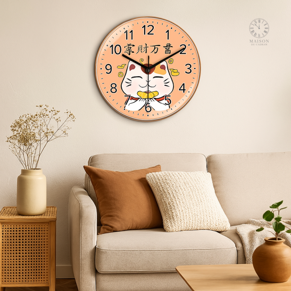 horloges-murales-chat-1 Horloge Murale Chat design original et ludique