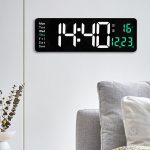 Horloge numérique de bureau moderne