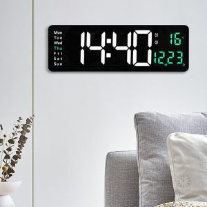 Horloge numérique de bureau moderne
