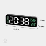 Horloge numérique pratique pour bureau ou maison