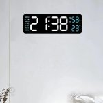 Horloge numérique avec affichage LED clair