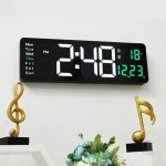 Horloge de bureau numérique au design élégant