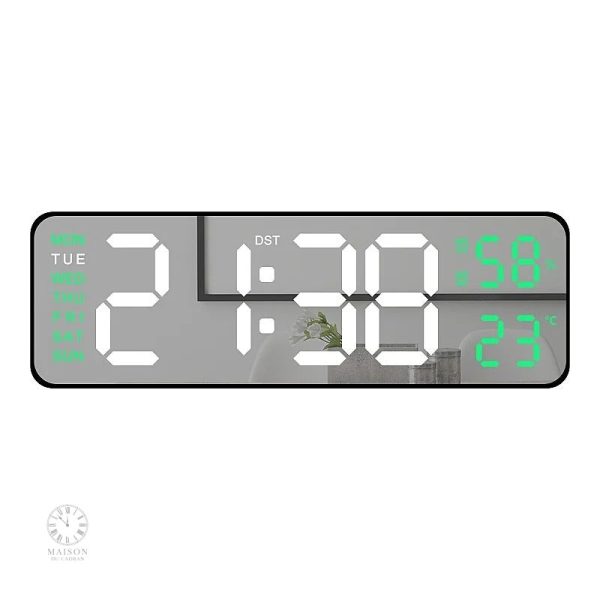 Horloge de bureau avec affichage facile à lire