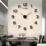 Horloge murale XXL moderne et élégante en design contemporain