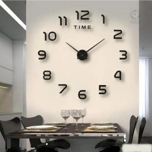 Horloge murale XXL moderne et élégante en design contemporain