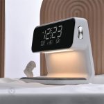 Réveil lumineux avec fonction lampe de chevet