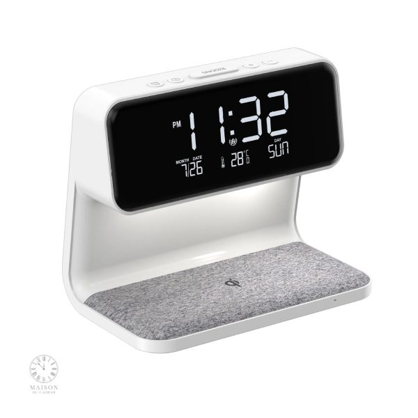 Éclairage d'ambiance et alarme dans une lampe de chevet