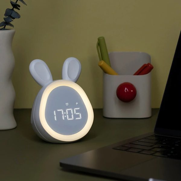 Réveil décoratif lapin, idéal pour les petits