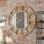 Miroir Horloge décorative murale moderne