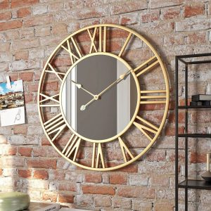 Miroir Horloge décorative murale moderne