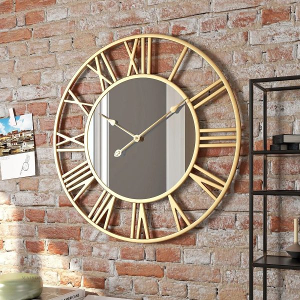 Miroir Horloge décorative murale moderne