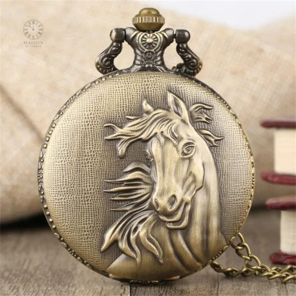 Montre à Gousset Cheval élégante et raffinée