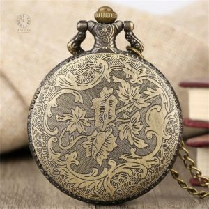 Détails de la Montre Gousset avec motif cheval