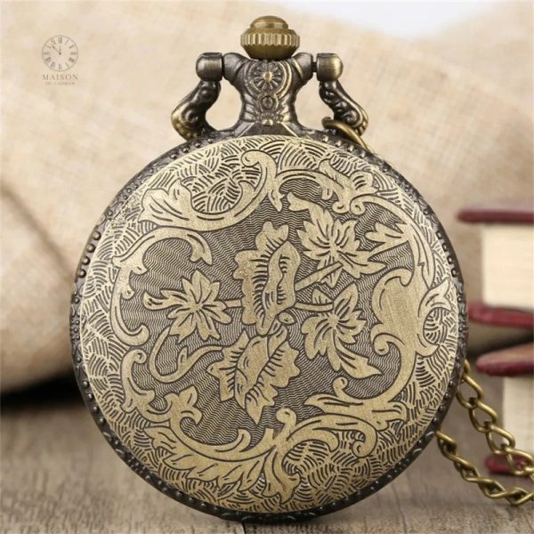 Détails de la Montre Gousset avec motif cheval