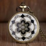 Montre à Gousset Design Floral élégante et raffinée
