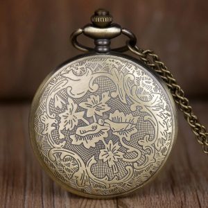 Accessoire vintage : montre à gousset florale