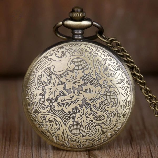 Accessoire vintage : montre à gousset florale